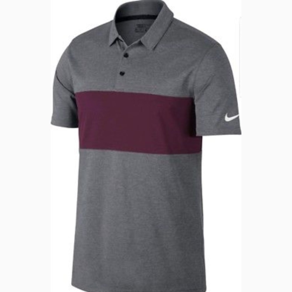 NIKE BREATHE COLOR BLOCK GOLF POLO SIZE L - NWT